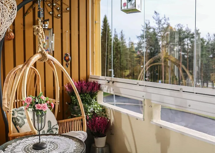 Modern Flat With Balcony By Booklapland Rovaniemi